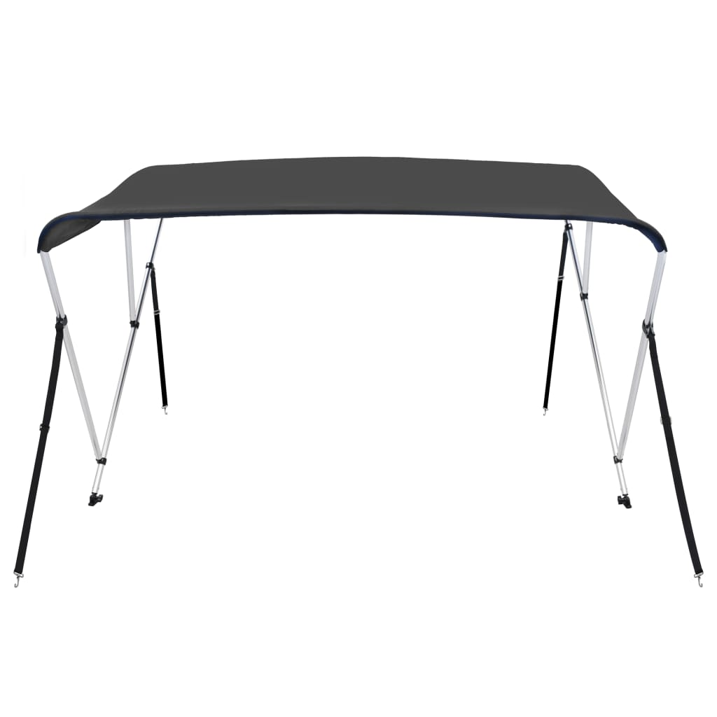 vidaXL 3 Bow Bimini Top Anthracite 72"x77.2"x53.9"