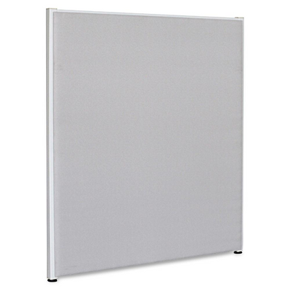 Lorell Gray Fabric Panels - 60.4" Width x 71" Height - Steel Frame - Gray - 1 Each