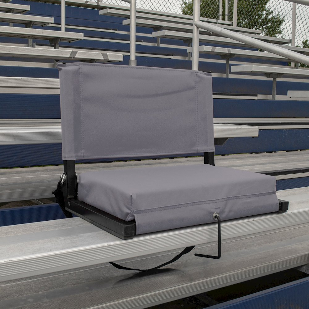 Stadium Chairs for Bleachers with Back Support
