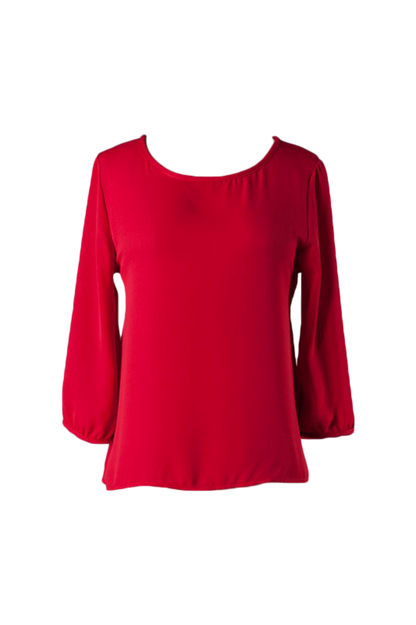 Gorgeous Red Back Bow Blouse