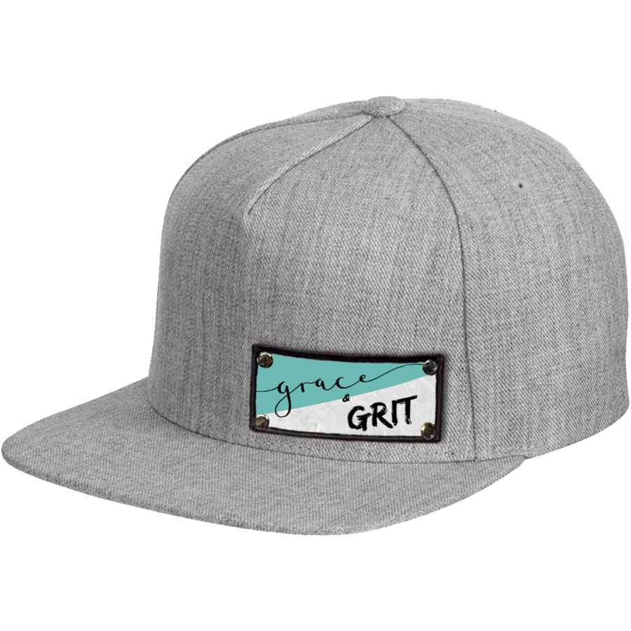 Grace & Grit YP5089 Heather Gray Hat