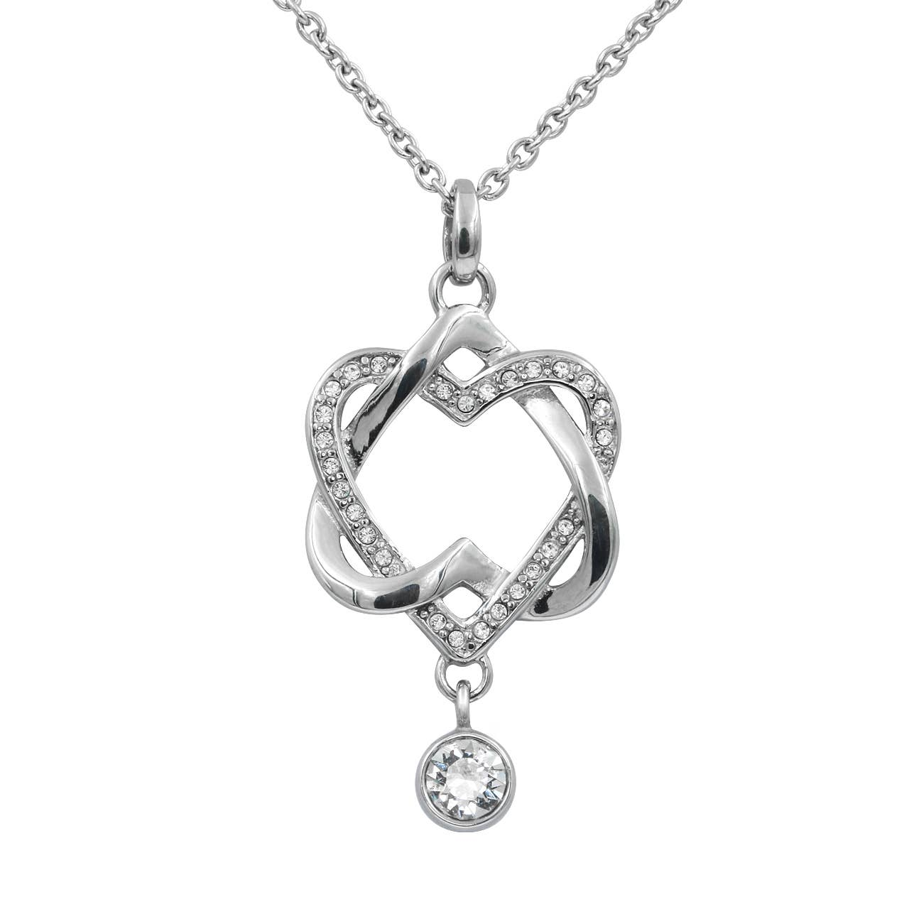 Love Interlaced Heart Necklace