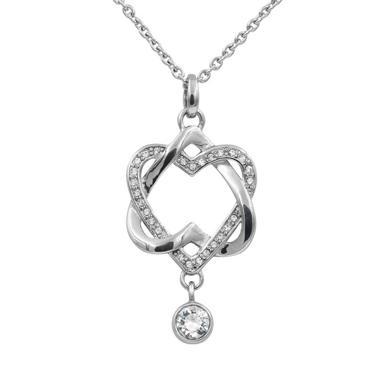 Love Interlaced Heart Necklace