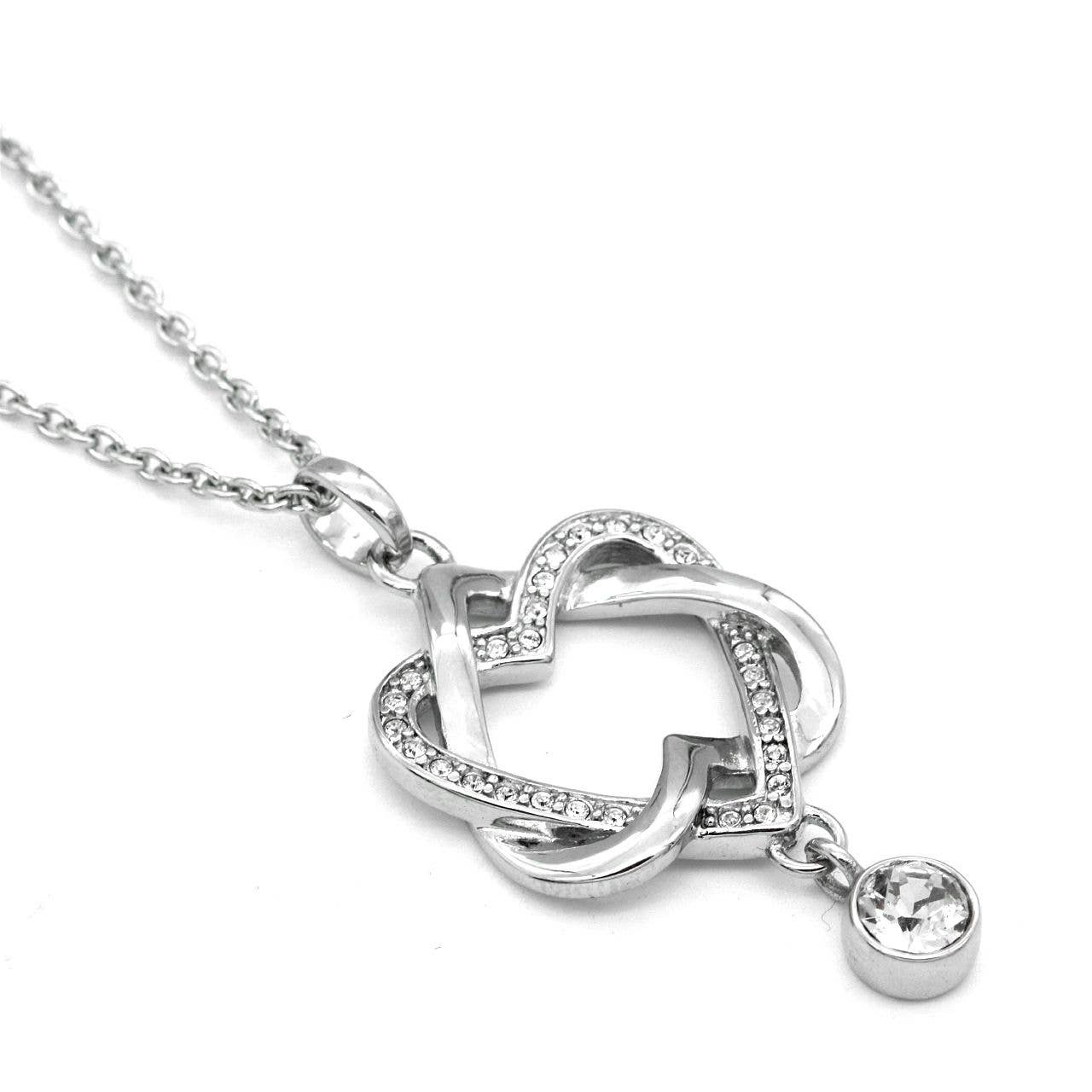 Love Interlaced Heart Necklace