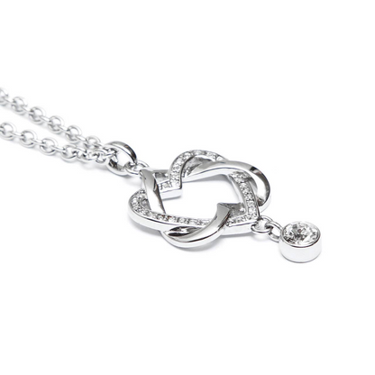 Love Interlaced Heart Necklace