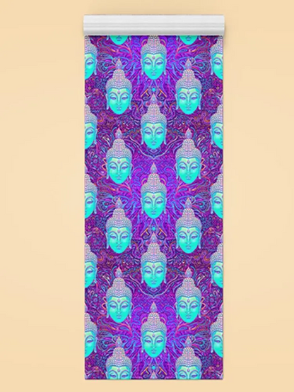 Buddha Pattern Yoga Yoga Mat -Image by Shutterstock