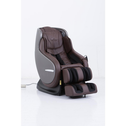 Elvis Chocolate Faux Leather Premium Massage Chair with Bluetooth Speaker