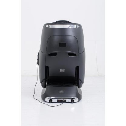 Elvis Black Faux Leather Premium Massage Chair with Bluetooth Speaker