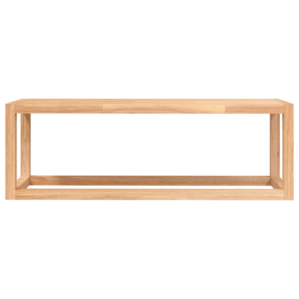 vidaXL Towel Rack 23.6"x7.9"x7.9" Solid Wood Walnut