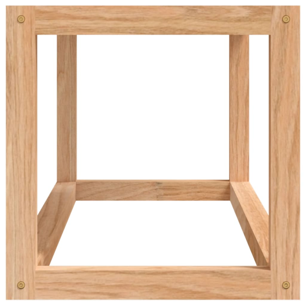 vidaXL Towel Rack 23.6"x7.9"x7.9" Solid Wood Walnut