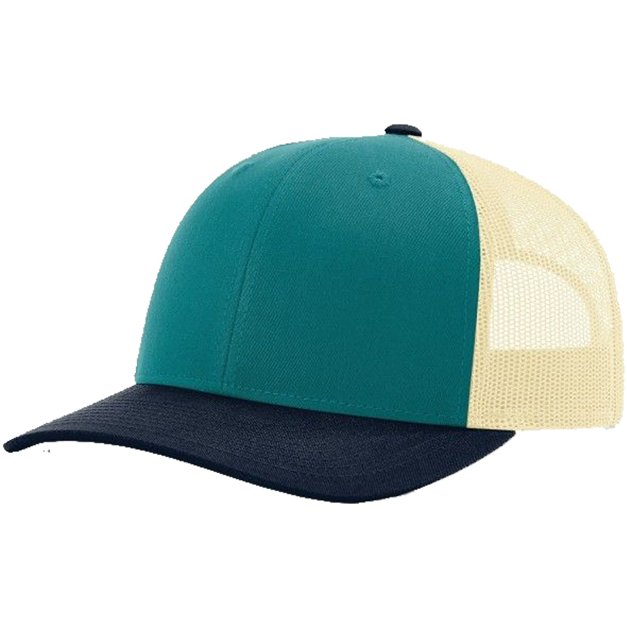 Park City Mtn Sunset Red on Teal, Birch & Navy