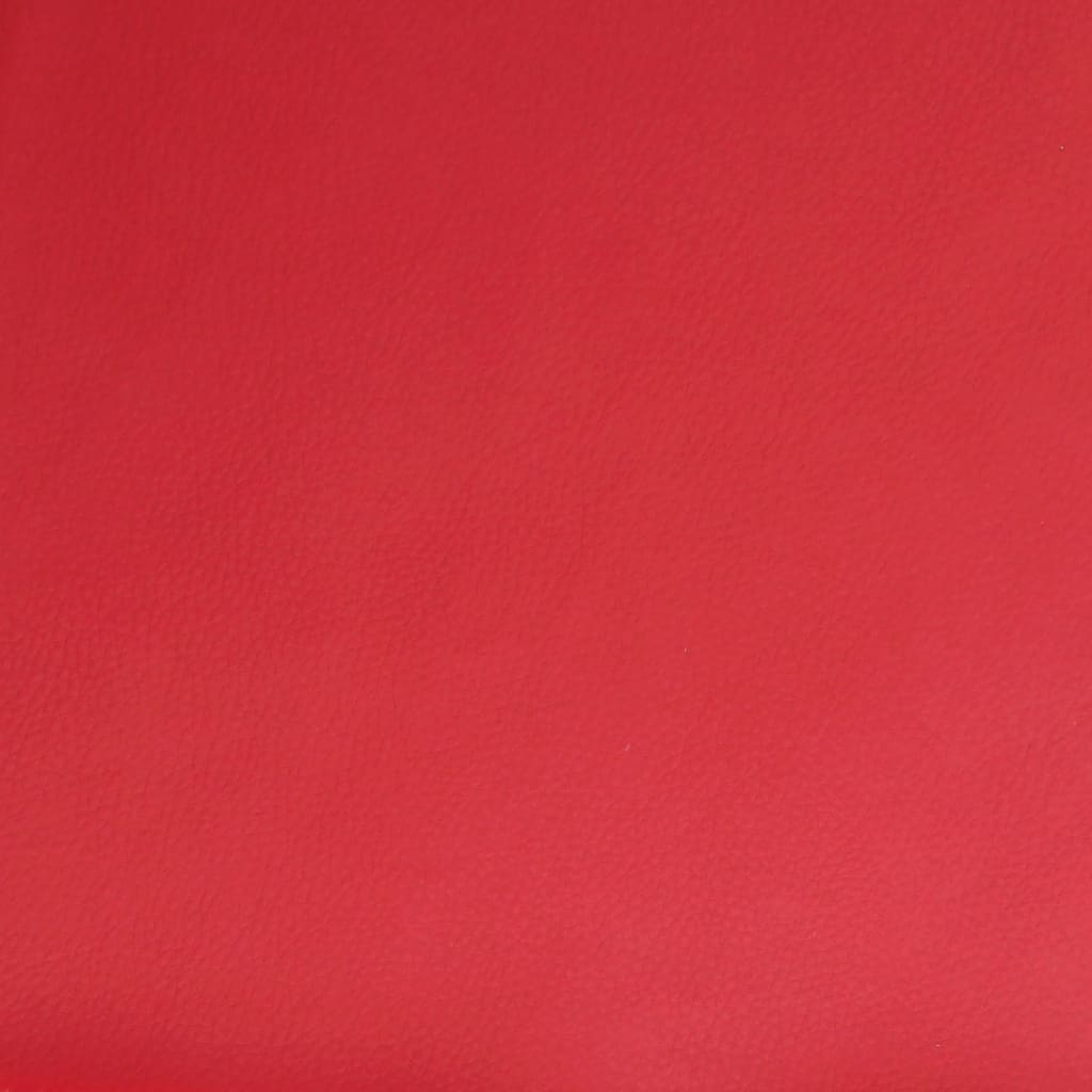 vidaXL Power Lift Massage Recliner Red Faux Leather