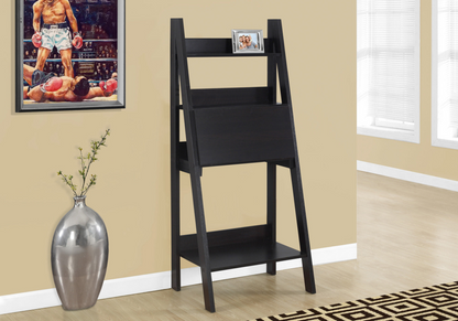 19" Dark Brown Rectangular Ladder Desk