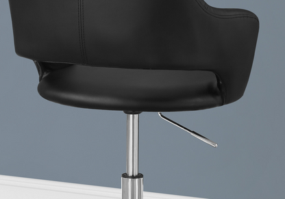 21" X 22.5" X 29" Blackchrome Metal Hydraulic Lift Base  Office Chair