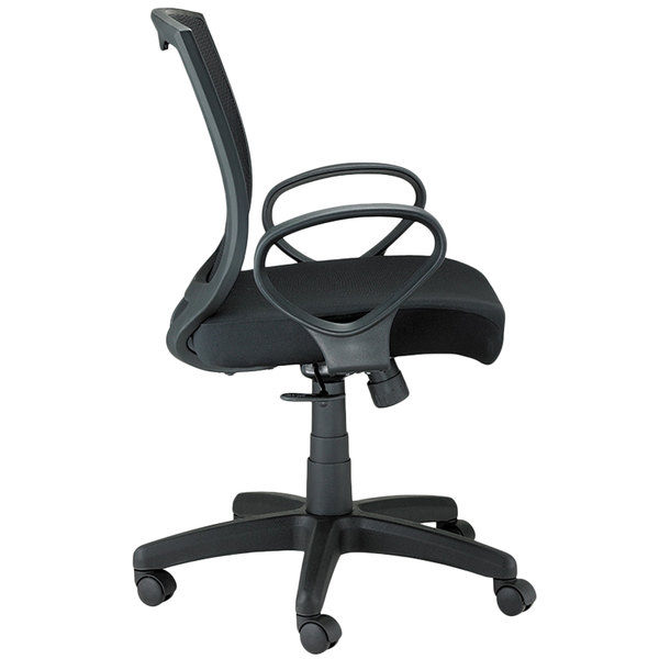 24" X 21.45" X 36" Black Mesh Chair