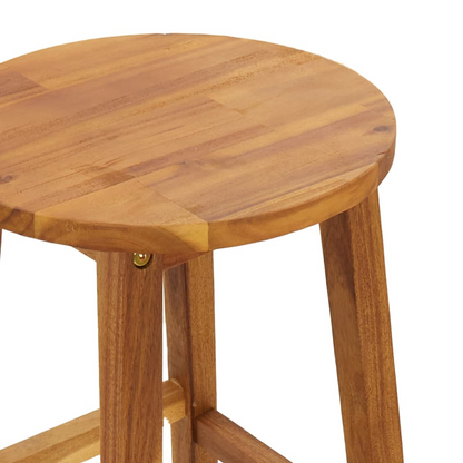 vidaXL 5 Piece Patio Bar Set Solid Wood Acacia