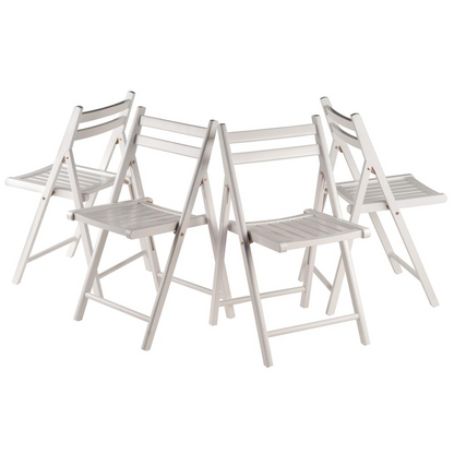 Robin 4-PC Folding Chair Set, White