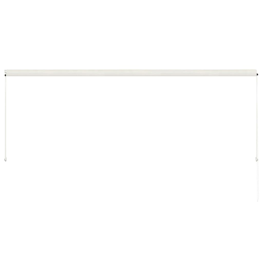 vidaXL Retractable Awning 137.8"x59.1" Cream