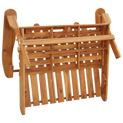 vidaXL 2 Piece Adirondack Patio Lounge Set Solid Wood Acacia