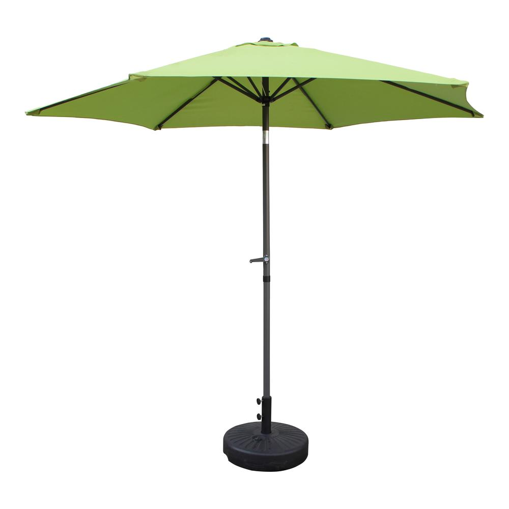 St. Kitts Aluminum 9-foot Patio Umbrella, Grass Green