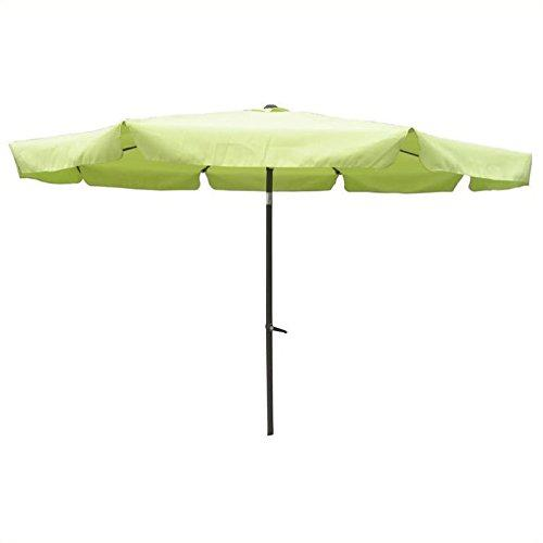 Outdoor 10 Foot Aluminum Umbrella with Flaps