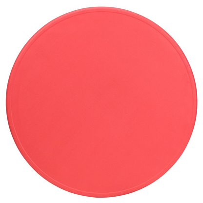 45'' Round Red Plastic Height Adjustable Activity Table