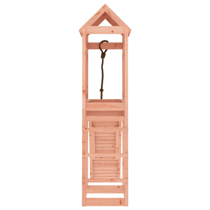 vidaXL Playhouse with Climbing Wall Solid Wood Douglas