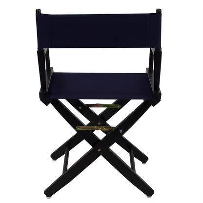 American Trails Extra-Wide Premium 18"  Directors Chair Black Frame W/Navy Color Cover