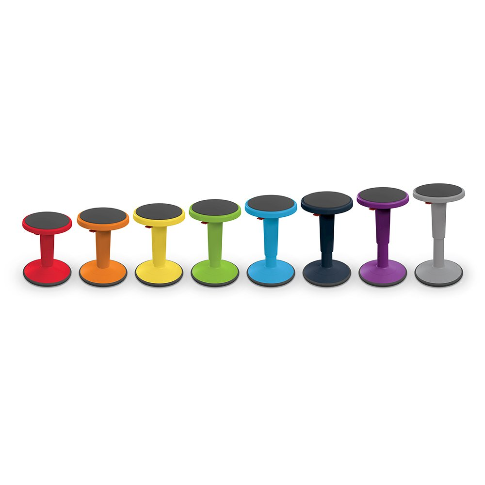 Hierarchy Height Adjustable Grow Stool- Short Stool (Black)
