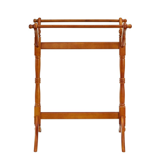 Oak Blanket/Quilt Rack