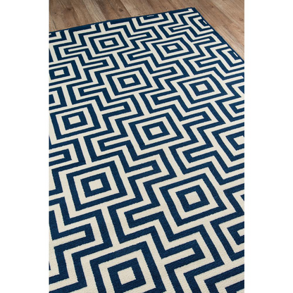 Baja Area Rug, Navy, 8'6" X 13'