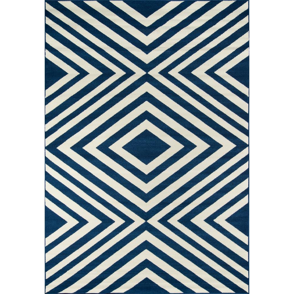 Baja Area Rug, Navy, 5'3" X 7'6"