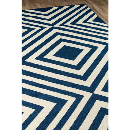 Baja Area Rug, Navy, 5'3" X 7'6"