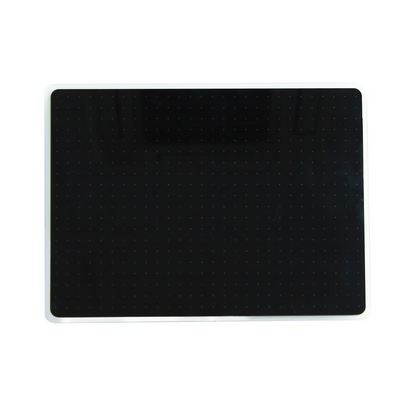 Black Multi-Purpose Grid Glass Dry Erase Board 17" x 23"