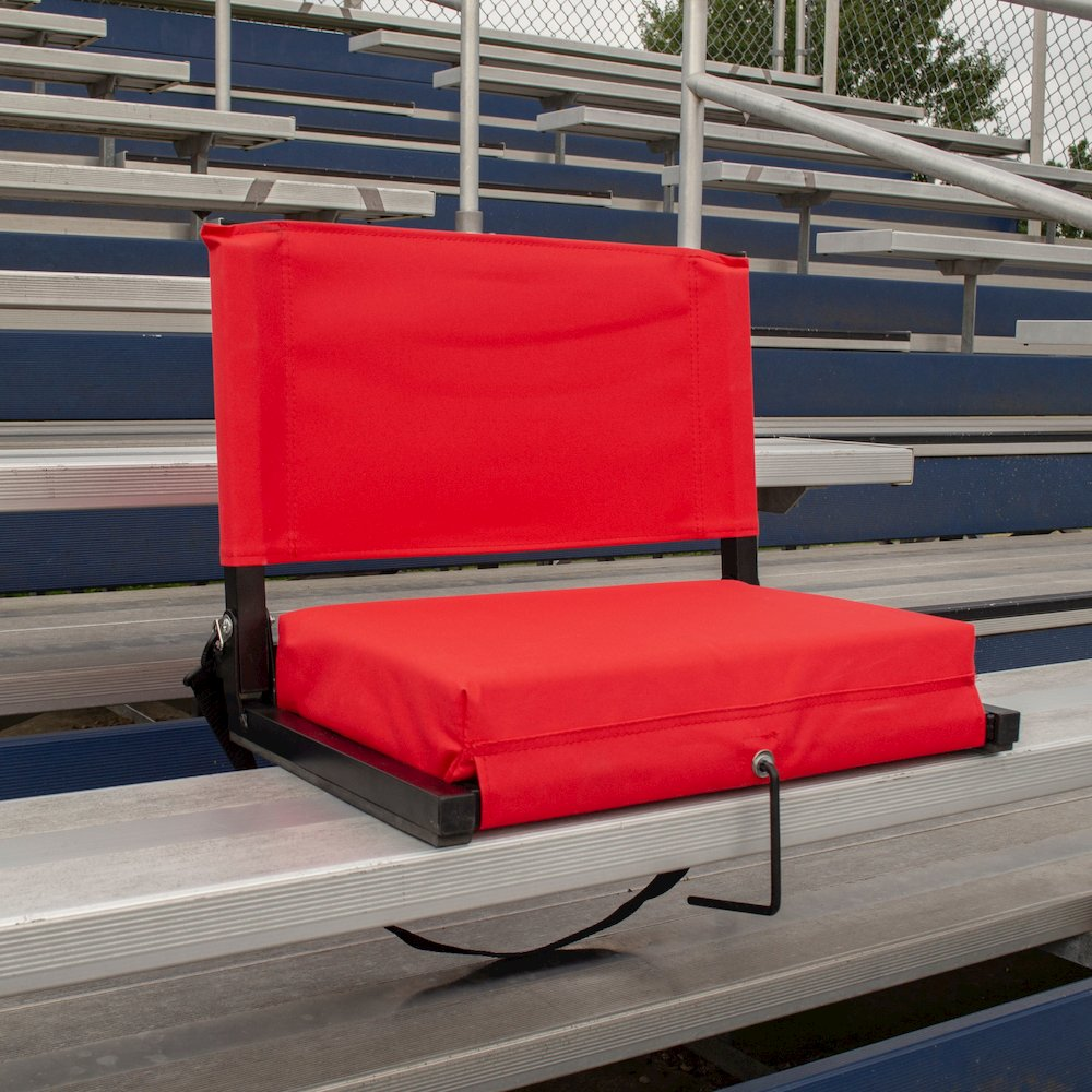 Stadium Chairs for Bleachers w/ Back Support
