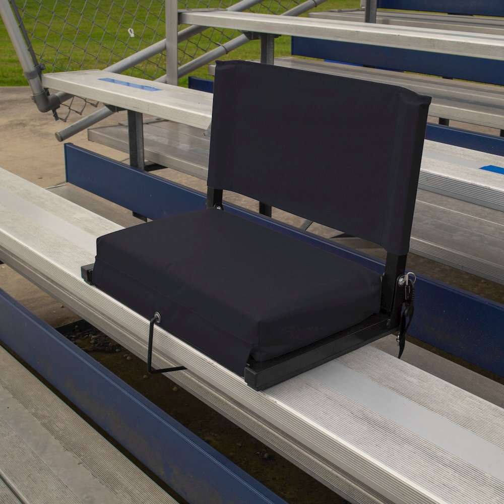 Stadium Chairs for Bleachers w/ Back Support