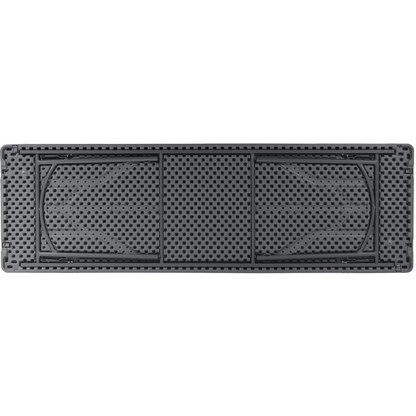 Dorel ZOWN 96" Commercial Blow Mold Folding Table - 4 Legs x 96" Table Top Width x 30" Table Top Depth - 29.30" Height - Gray - High-density Polyethylene (HDPE), Resin - 1 Each