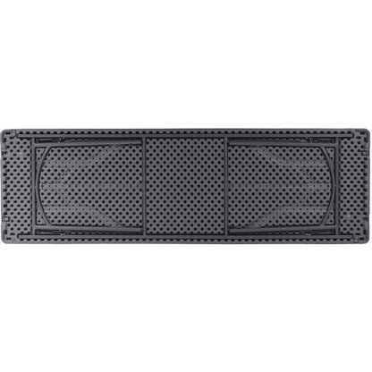 Dorel ZOWN 96" Commercial Blow Mold Folding Table - 4 Legs x 96" Table Top Width x 30" Table Top Depth - 29.30" Height - Gray - High-density Polyethylene (HDPE), Resin - 1 Each