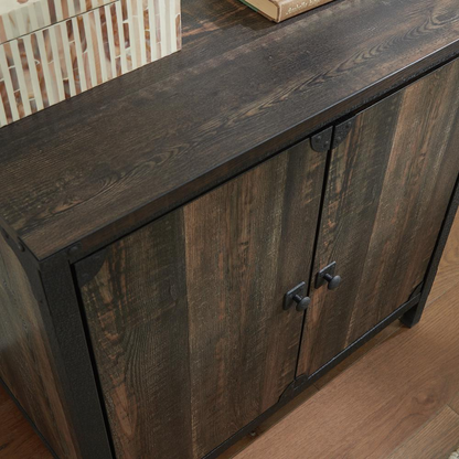 Steel River Library Base  Carbon Oak