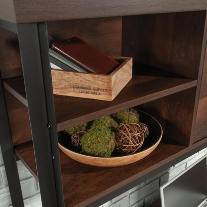 Briarbrook Computer Desk Hutch Barrel Oak