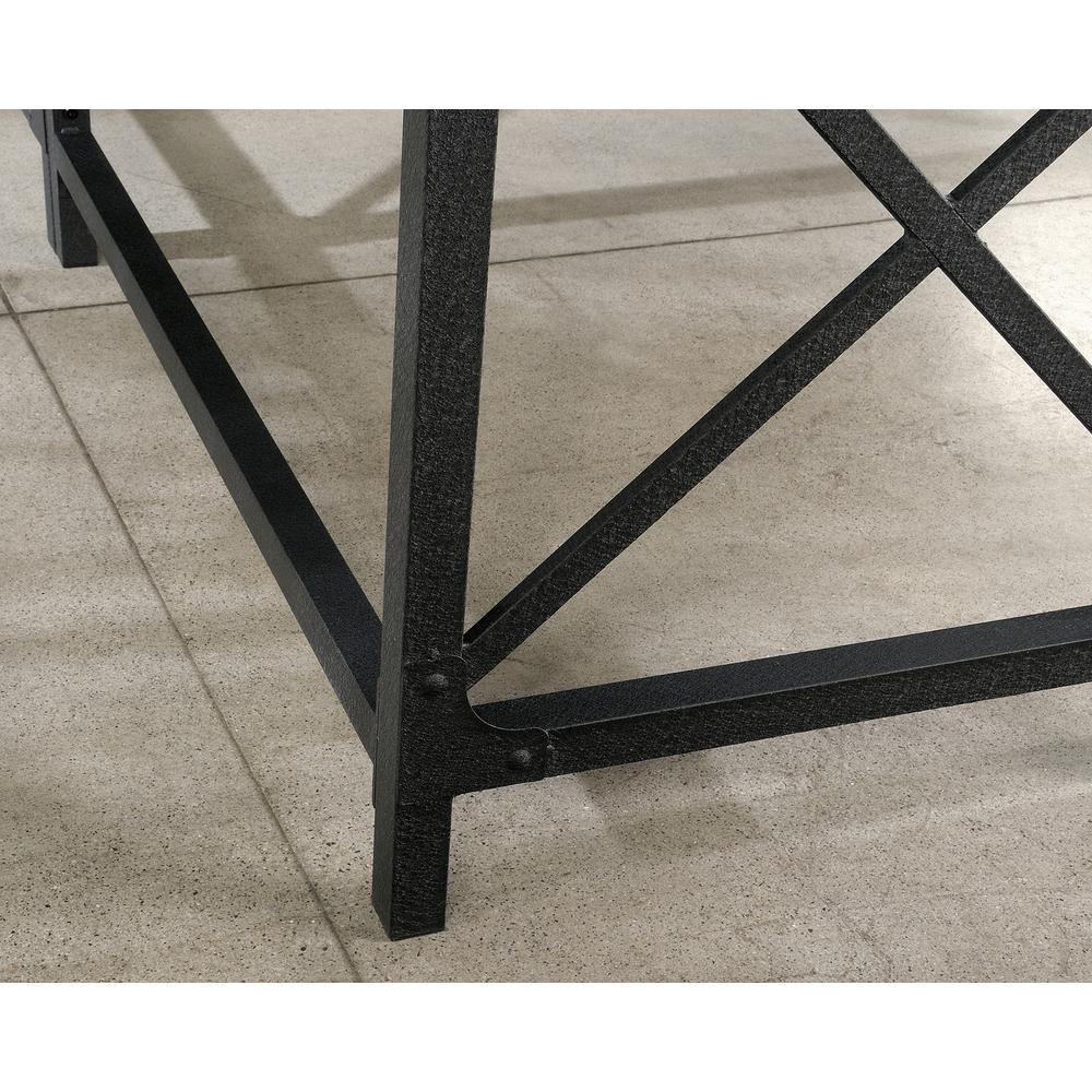 36" Commercial Desk Return in Carbon Oak