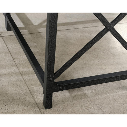 36" Commercial Desk Return in Carbon Oak