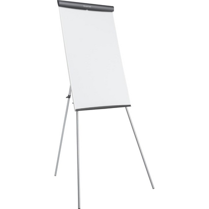 Quartet Whiteboard/Flip-chart Presentation Easel - 24" (2 ft) Width x 36" (3 ft) Height - White Melamine Surface - Gray Frame - Rectangle - Assembly Required - 1 Each
