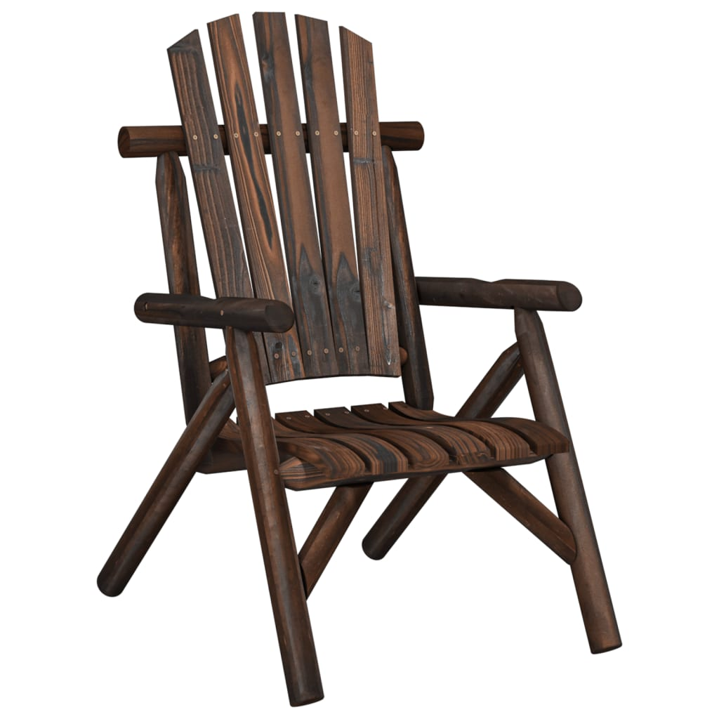 vidaXL 3 Piece Patio Lounge Set Solid Wood Spruce