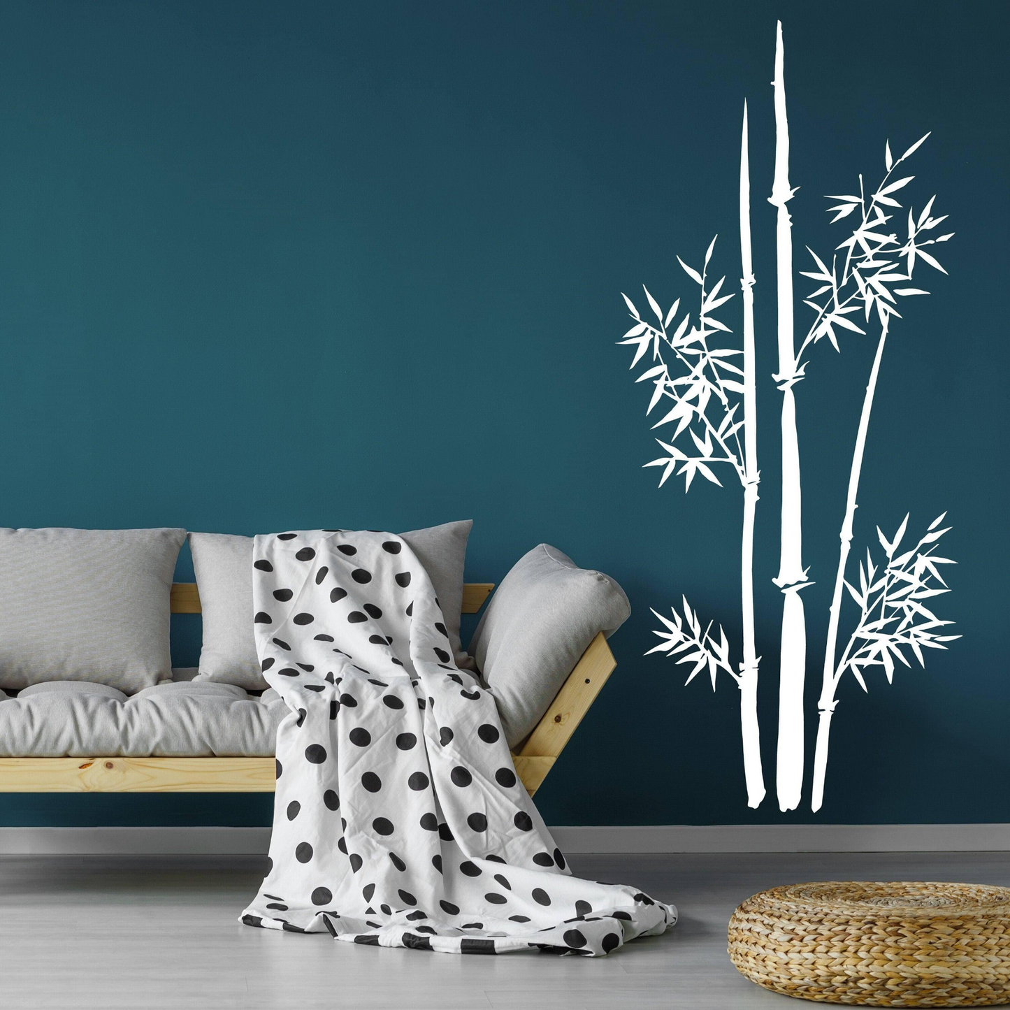 Bamboo Wall Art, Vinyl Nature's Serenity Decal, Wall Decor Sticker