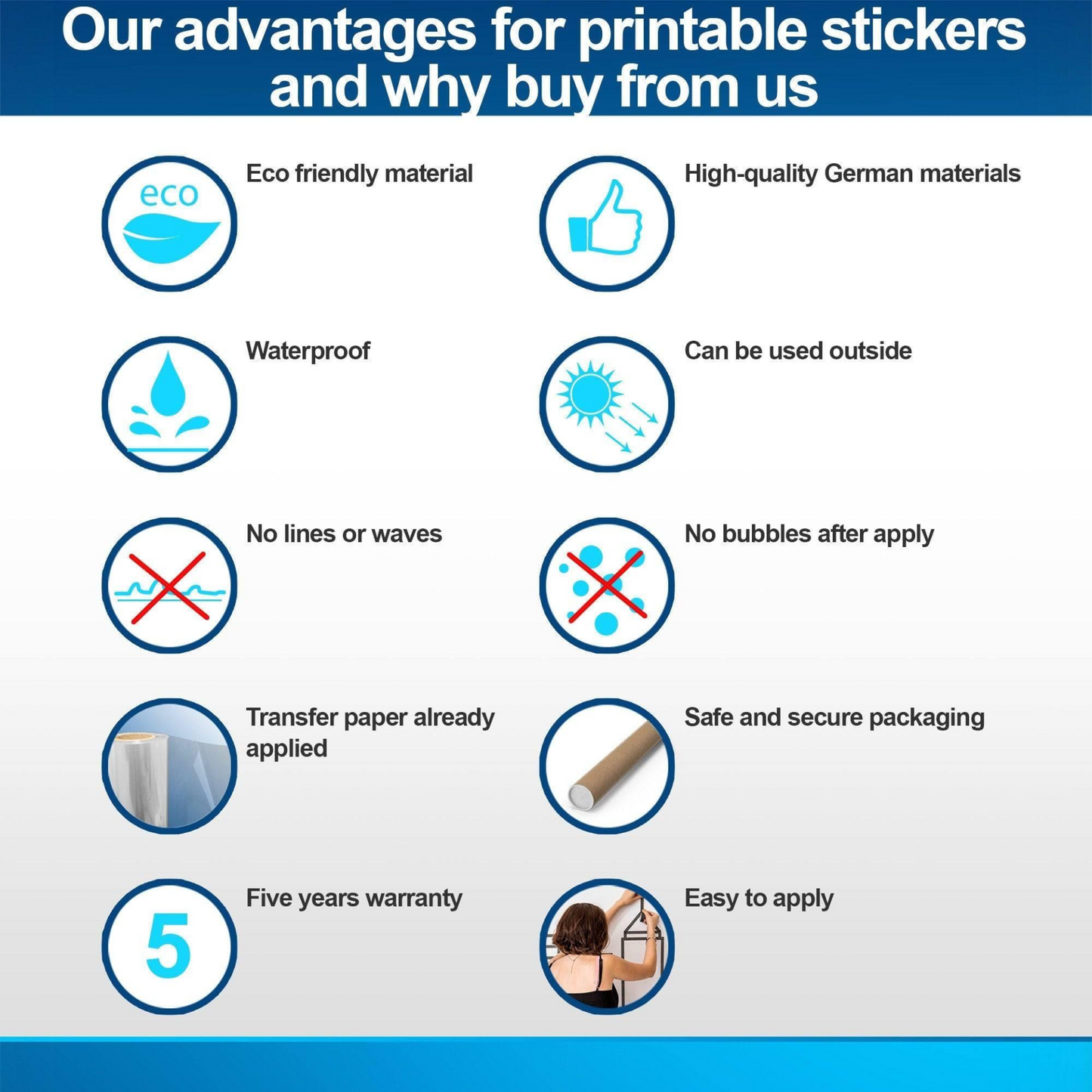Custom Social Media Decal, Personalized Vinyl Sticker, Internet Profile Tag Decals