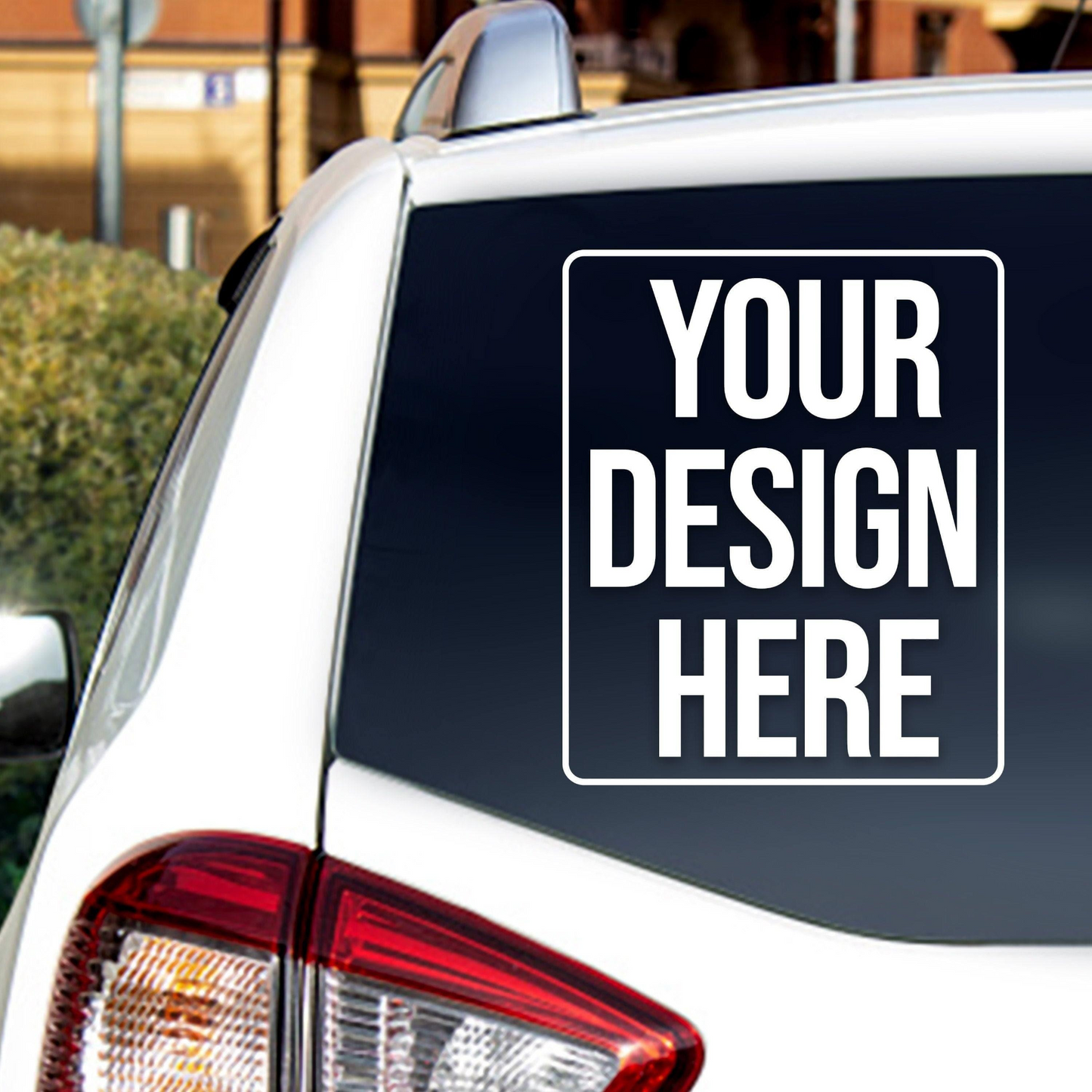 Personalized Car Decal: Custom Auto Window Lettering Sticker