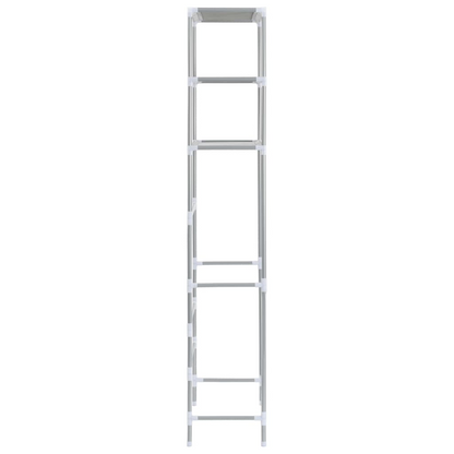 vidaXL 3-Tier Storage Rack over Toilet Silver 20.9"x11"x66.5"