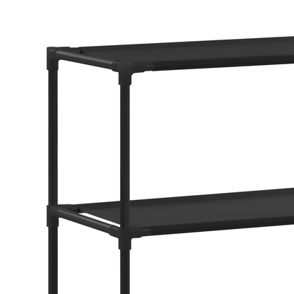 vidaXL 3-Tier Storage Rack over Toilet Black 20.9"x11"x66.5"