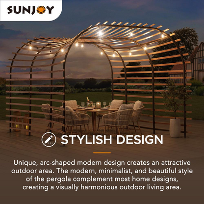 Sunjoy Racewood 14 x 12 ft Pergola